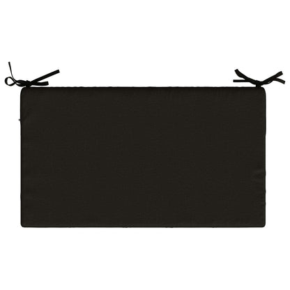vidaXL Seat Cushion SOEST 100% Polyester Black 70 x 40 x 10 cm