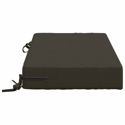 vidaXL Seat Cushion SOEST 100% Polyester Anthracite 70 x 40 x 10 cm