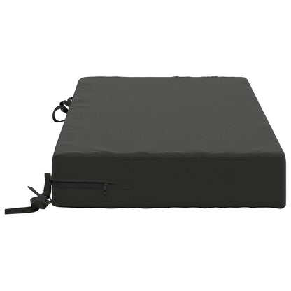 vidaXL Seat Cushion SOEST 100% Polyester Anthracite 70 x 40 x 10 cm