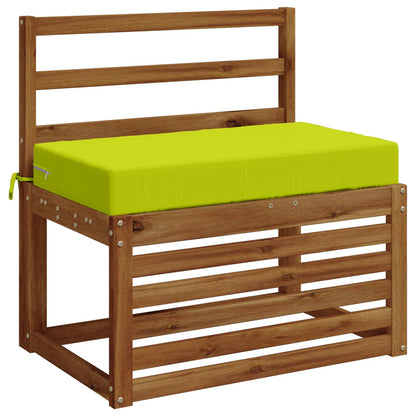 vidaXL Seat Cushion SOEST 100% Polyester Bright Green 70 x 40 x 10 cm