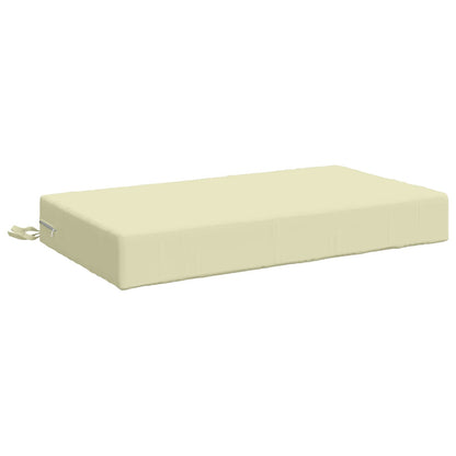 vidaXL Seat Cushion SOEST 100% Polyester Cream 70 x 40 x 10 cm