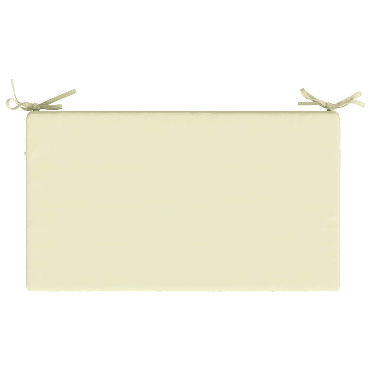 vidaXL Seat Cushion SOEST 100% Polyester Cream 70 x 40 x 10 cm