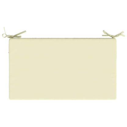 vidaXL Seat Cushion SOEST 100% Polyester Cream 70 x 40 x 10 cm