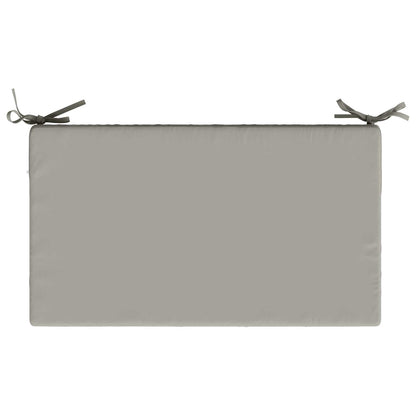 vidaXL Seat Cushion SOEST 100% Polyester Grey 70 x 40 x 10 cm