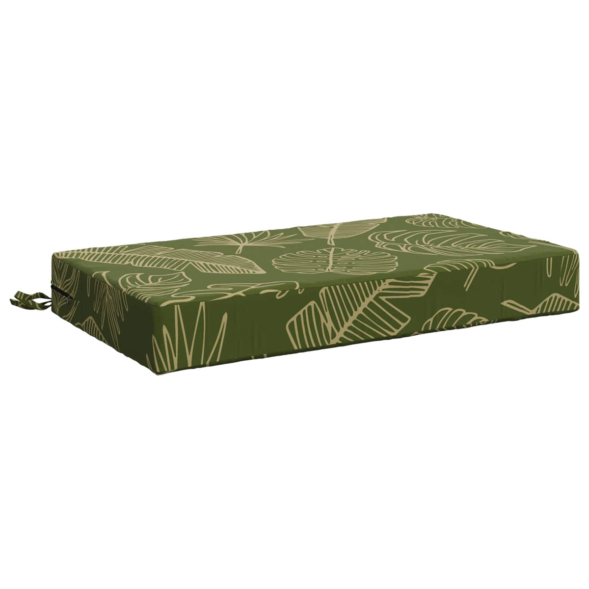 vidaXL Seat Cushion SOEST 100% Polyester Leaf Design 70 x 40 x 10 cm
