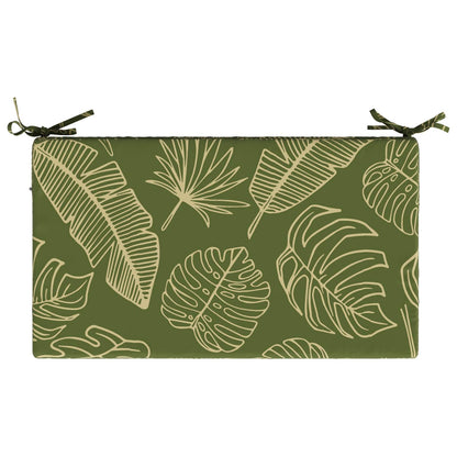 vidaXL Seat Cushion SOEST 100% Polyester Leaf Design 70 x 40 x 10 cm