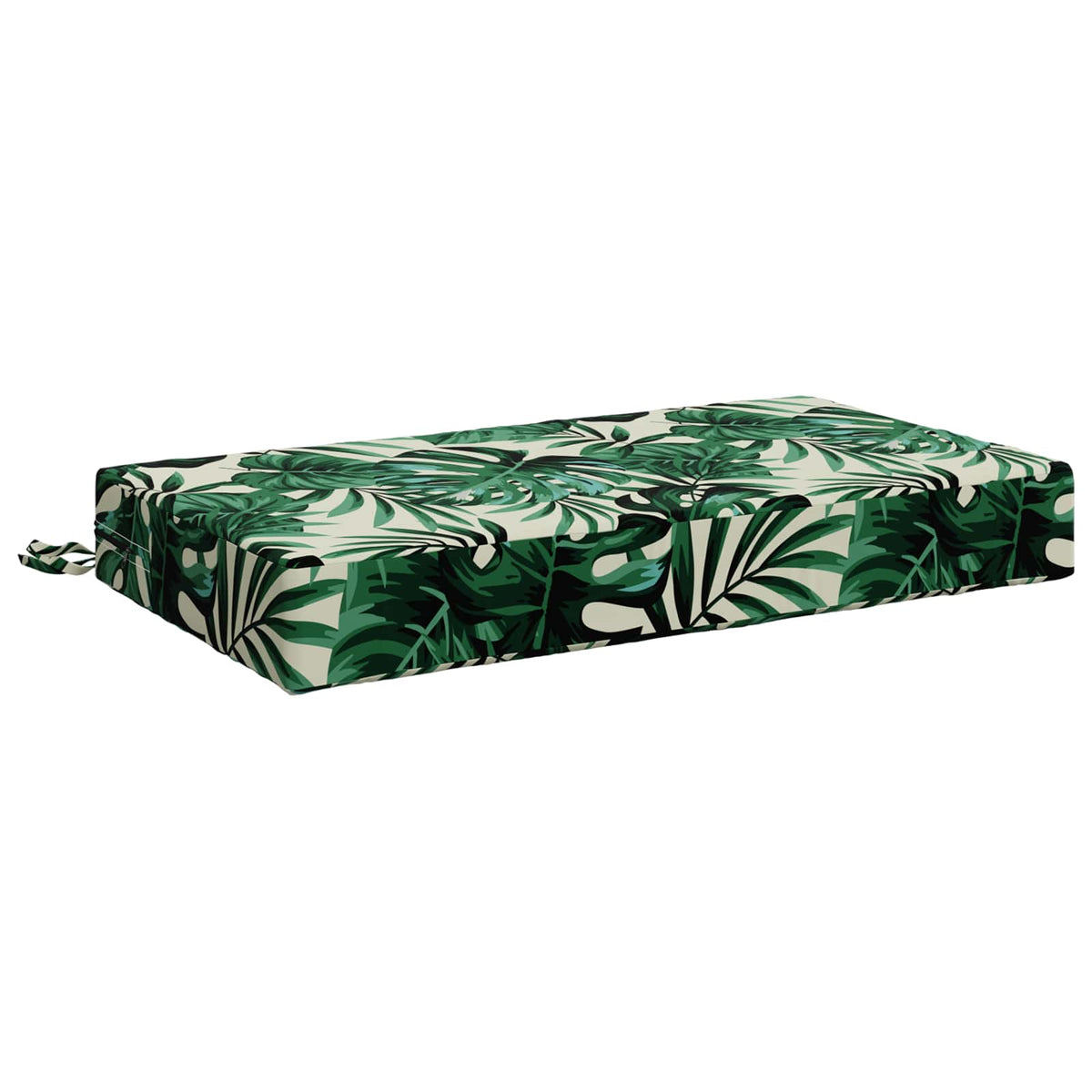 vidaXL Seat Cushion SOEST 100% Polyester Leaf Pattern 70 x 40 x 10 cm