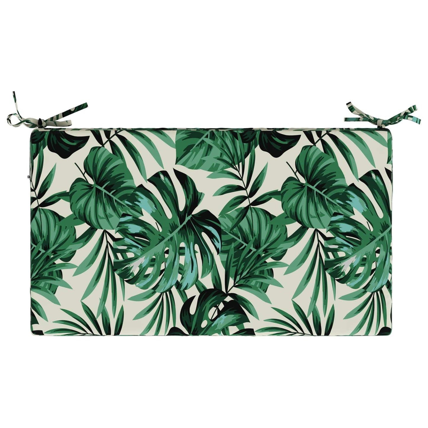 vidaXL Seat Cushion SOEST 100% Polyester Leaf Pattern 70 x 40 x 10 cm
