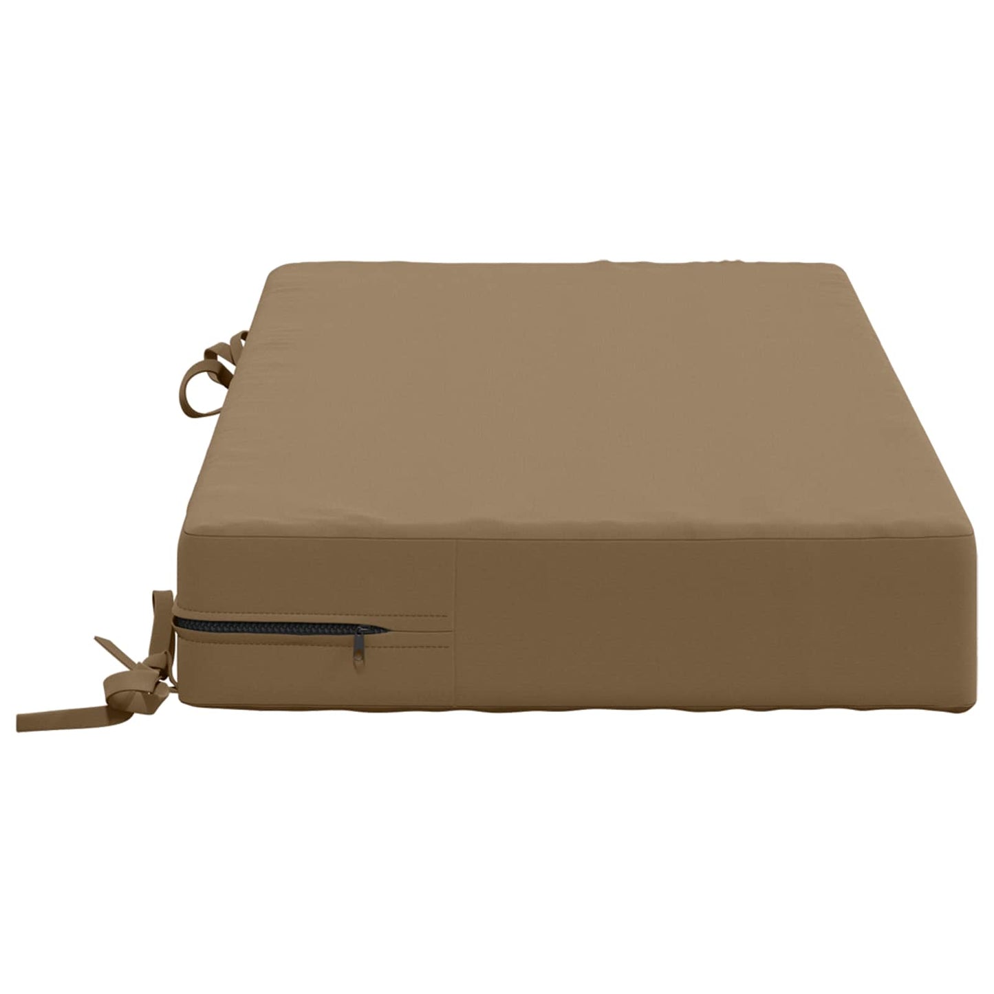 vidaXL Seat Cushion SOEST 100% Polyester Taupe 70 x 40 x 10 cm