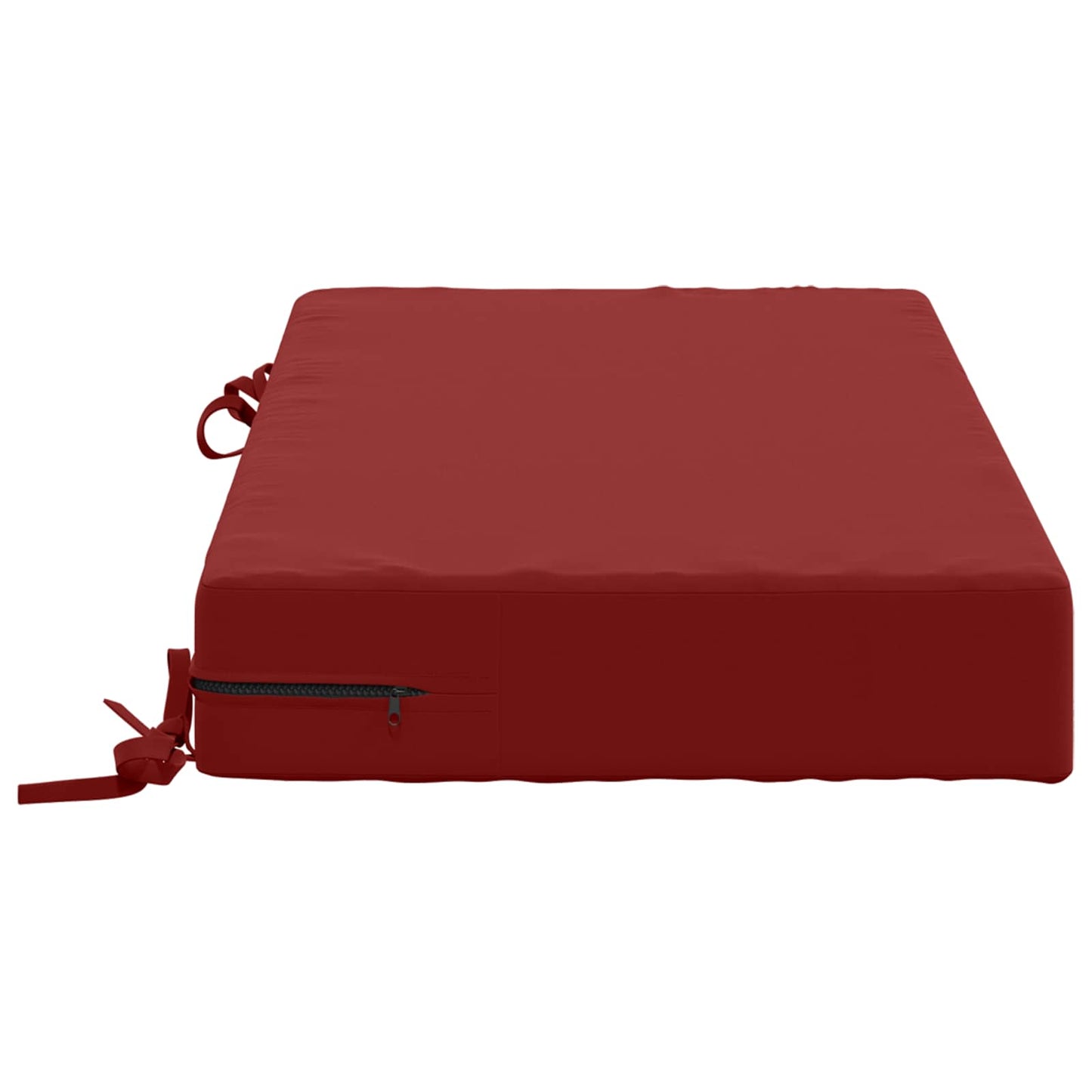 vidaXL Seat Cushion SOEST 100% Polyester Wine Red 70 x 40 x 10 cm