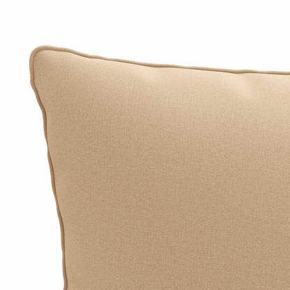 vidaXL 1-Piece Back Cushion PUTTEN 100% Polyester Sand 50 x 40 x 15 cm