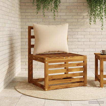 vidaXL 1-Piece Back Cushion PUTTEN 100% Polyester Sand 50 x 40 x 15 cm