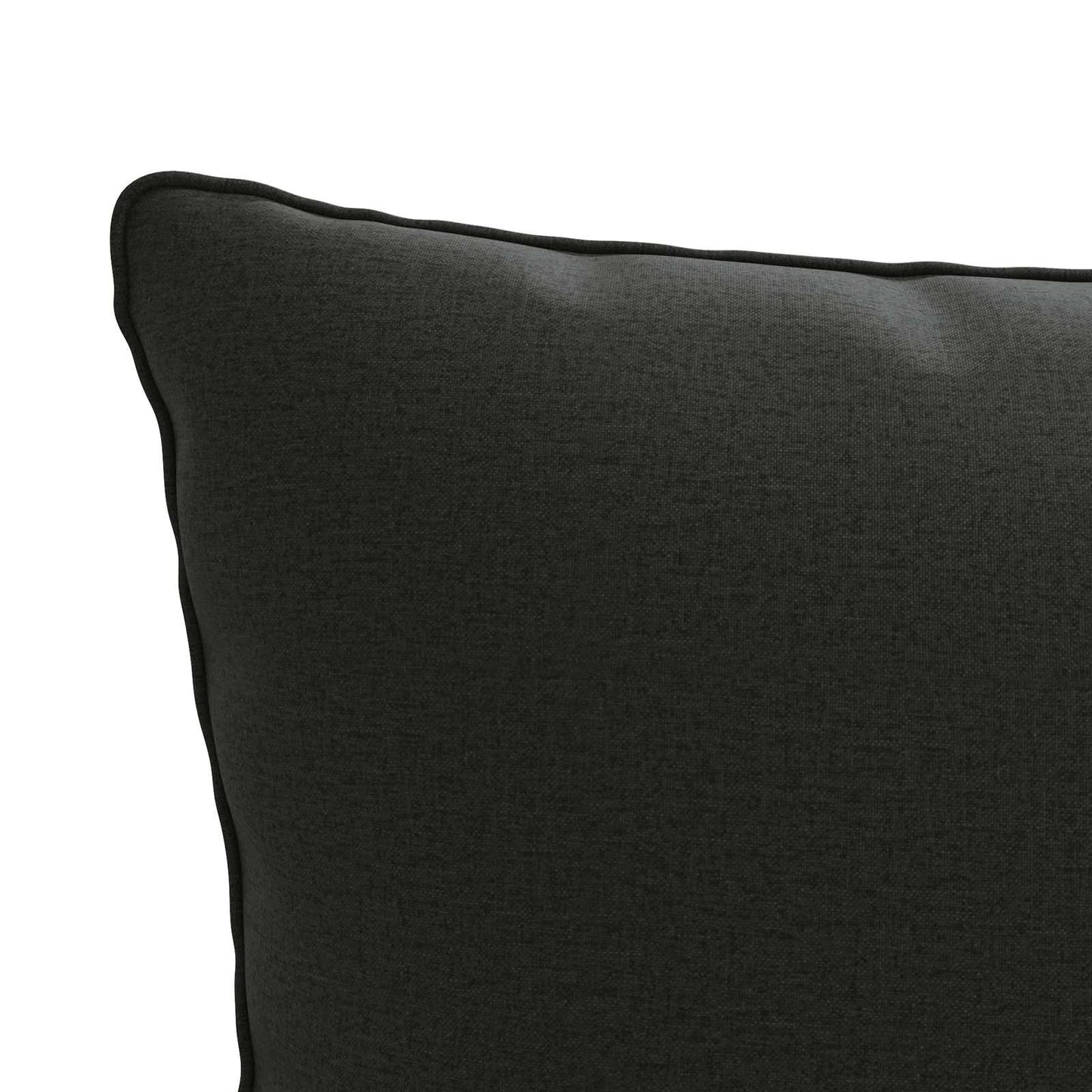 vidaXL 1-Piece Back Cushion PUTTEN 100% Polyester Black
