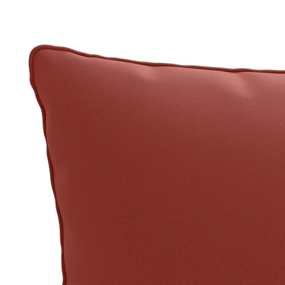 vidaXL 1-Piece Back Cushion PUTTEN 100% Polyester Red 50 x 40 x 15 cm
