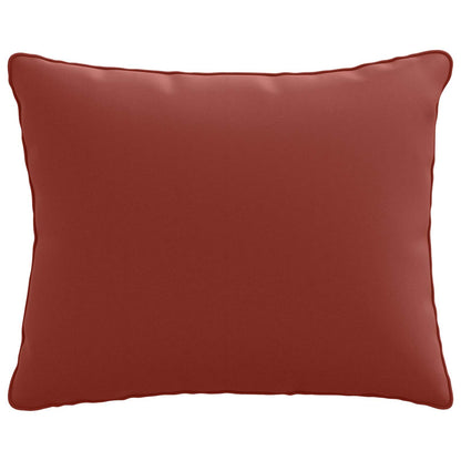 vidaXL 1-Piece Back Cushion PUTTEN 100% Polyester Red 50 x 40 x 15 cm