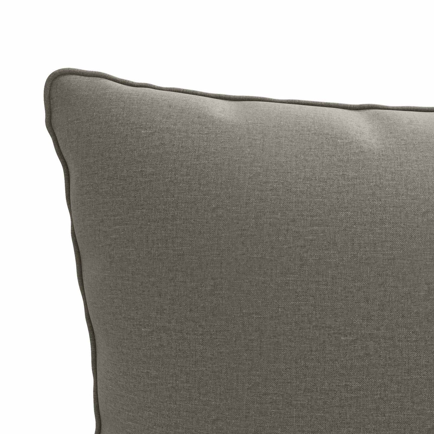 vidaXL 1-Piece Back Cushion PUTTEN 100% Polyester Grey 50 x 40 x 15 cm