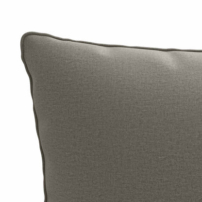 vidaXL 1-Piece Back Cushion PUTTEN 100% Polyester Grey 50 x 40 x 15 cm