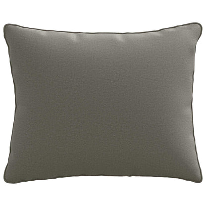 vidaXL 1-Piece Back Cushion PUTTEN 100% Polyester Grey 50 x 40 x 15 cm
