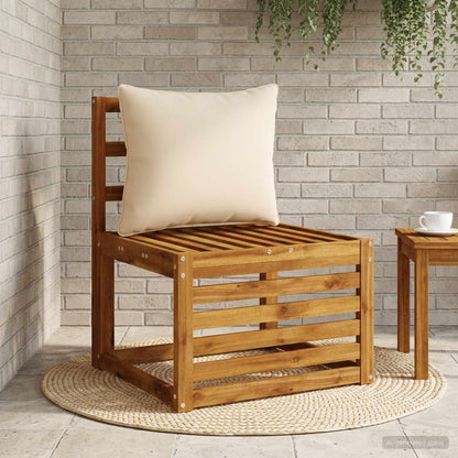 vidaXL 1-Piece Back Cushion PUTTEN 100% Polyester Cream