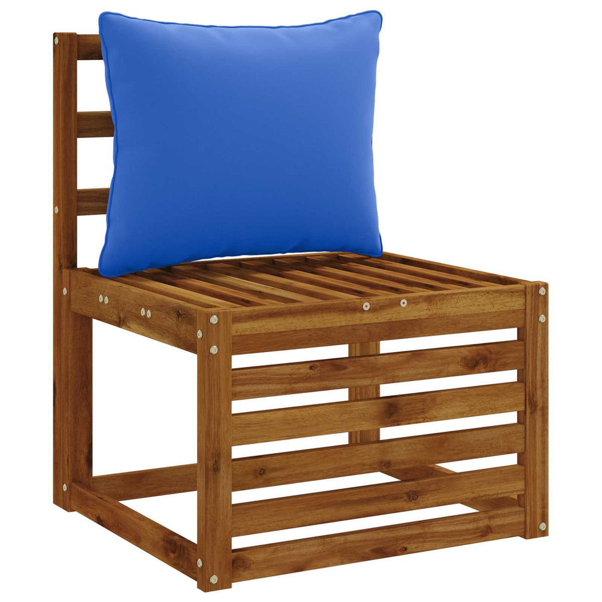 vidaXL 1-Piece Back Cushion PUTTEN 100% Polyester Royal Blue