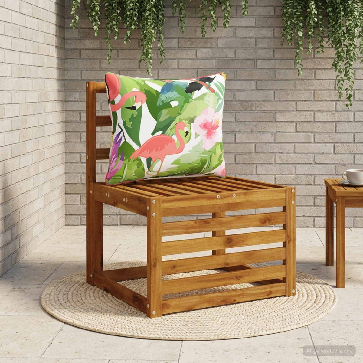 vidaXL 1-Piece Back Cushion PUTTEN 100% Polyester Multicolour