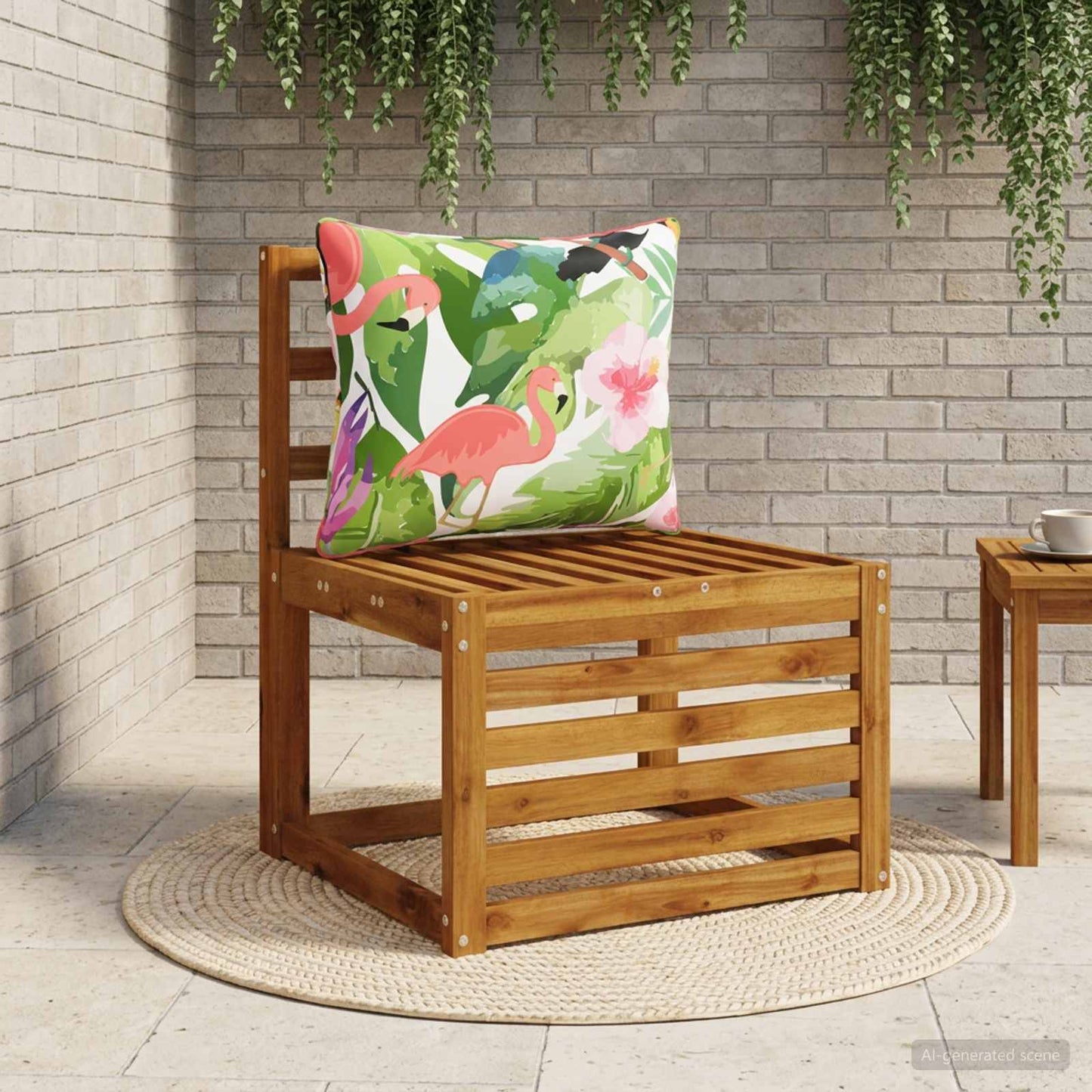 vidaXL 1-Piece Back Cushion PUTTEN 100% Polyester Multicolour
