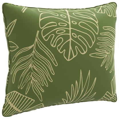vidaXL 1-Piece Back Cushion PUTTEN 100% Polyester Leaf Design