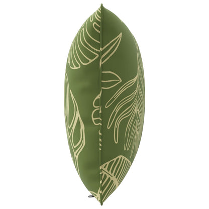 vidaXL 1-Piece Back Cushion PUTTEN 100% Polyester Leaf Design