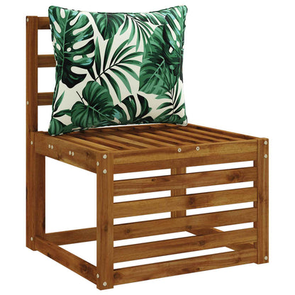 vidaXL 1-Piece Back Cushion PUTTEN 100% Polyester Leaf Pattern