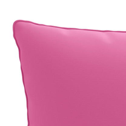 vidaXL 1-Piece Back Cushion PUTTEN 100% Polyester Pink 50 x 40 x 15 cm