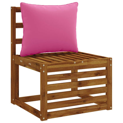 vidaXL 1-Piece Back Cushion PUTTEN 100% Polyester Pink 50 x 40 x 15 cm