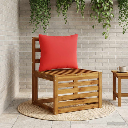 vidaXL 1-Piece Back Cushion PUTTEN 100% Polyester Red 50 x 40 x 15 cm