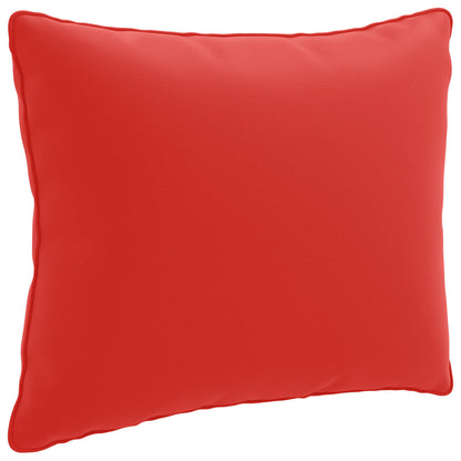 vidaXL 1-Piece Back Cushion PUTTEN 100% Polyester Red 50 x 40 x 15 cm