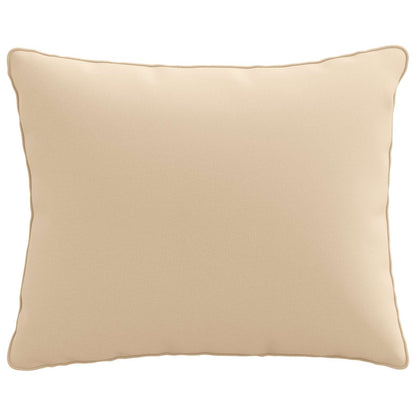vidaXL 1-Piece Back Cushion PUTTEN 100% Polyester Cream