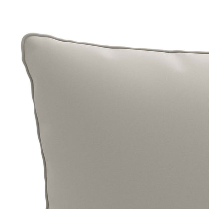 vidaXL 1-Piece Back Cushion PUTTEN 100% Polyester Grey 60 x 40 x 15 cm