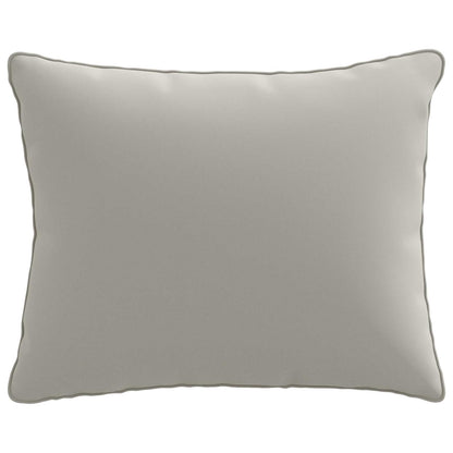 vidaXL 1-Piece Back Cushion PUTTEN 100% Polyester Grey 60 x 40 x 15 cm