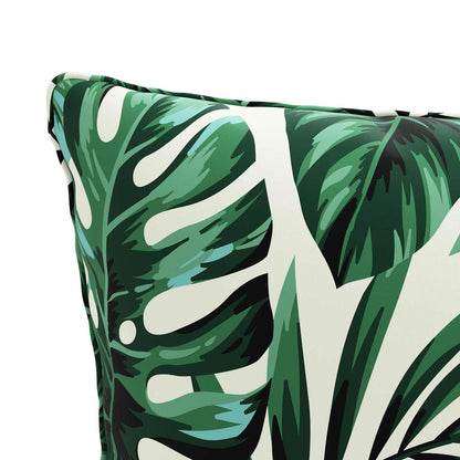 vidaXL 1-Piece Back Cushion PUTTEN 100% Polyester Leaf Pattern