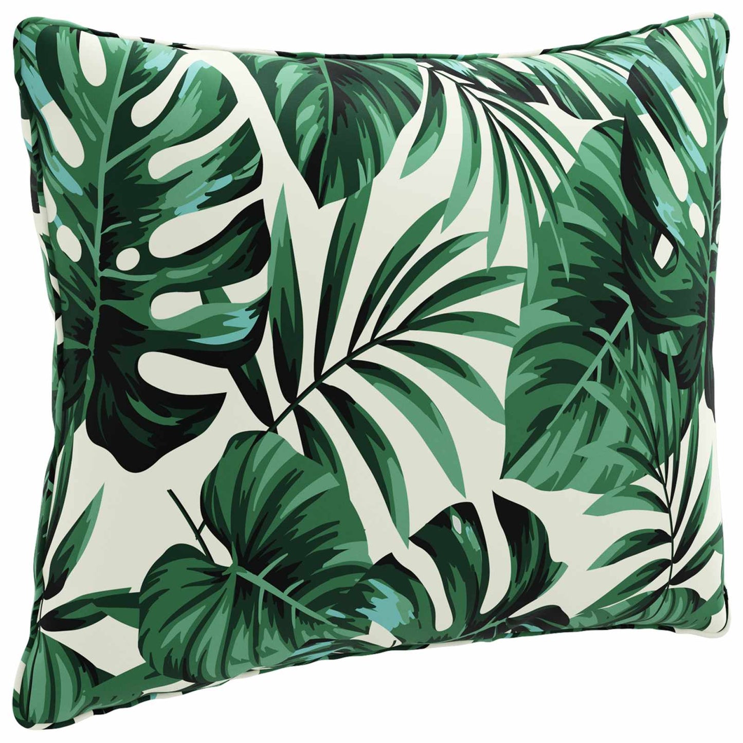 vidaXL 1-Piece Back Cushion PUTTEN 100% Polyester Leaf Pattern