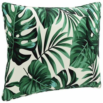 vidaXL 1-Piece Back Cushion PUTTEN 100% Polyester Leaf Pattern