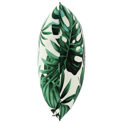 vidaXL 1-Piece Back Cushion PUTTEN 100% Polyester Leaf Pattern