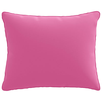 vidaXL 1-Piece Back Cushion PUTTEN 100% Polyester Pink 60 x 40 x 15 cm