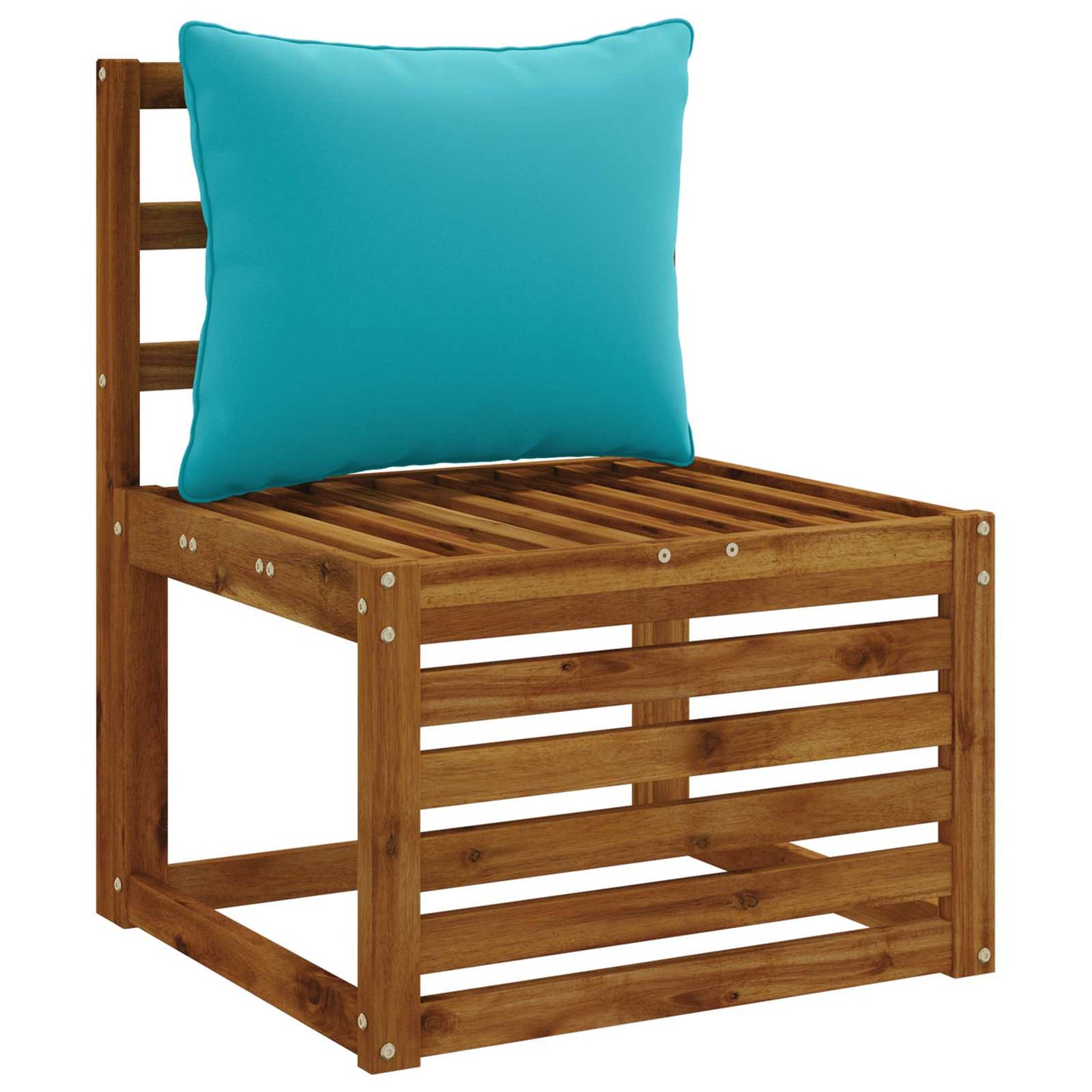vidaXL 1-Piece Back Cushion PUTTEN 100% Polyester Turquoise