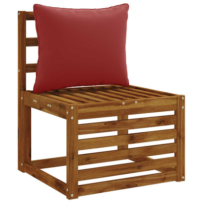 vidaXL 1-Piece Back Cushion PUTTEN 100% Polyester Wine Red