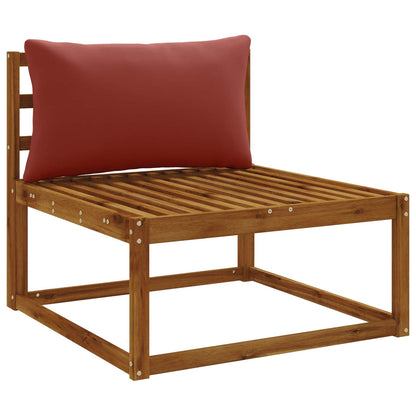 vidaXL 1-Piece Back Cushion PUTTEN 100% Polyester Red 70 x 40 x 15 cm