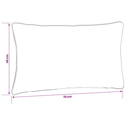 vidaXL Back Cushion PUTTEN 100% Polyester Anthracite 70 x 40 x 15 cm