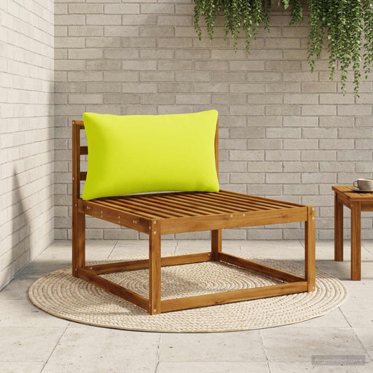 vidaXL Back Cushion PUTTEN 100% Polyester Bright Green 80 x 40 x 15 cm