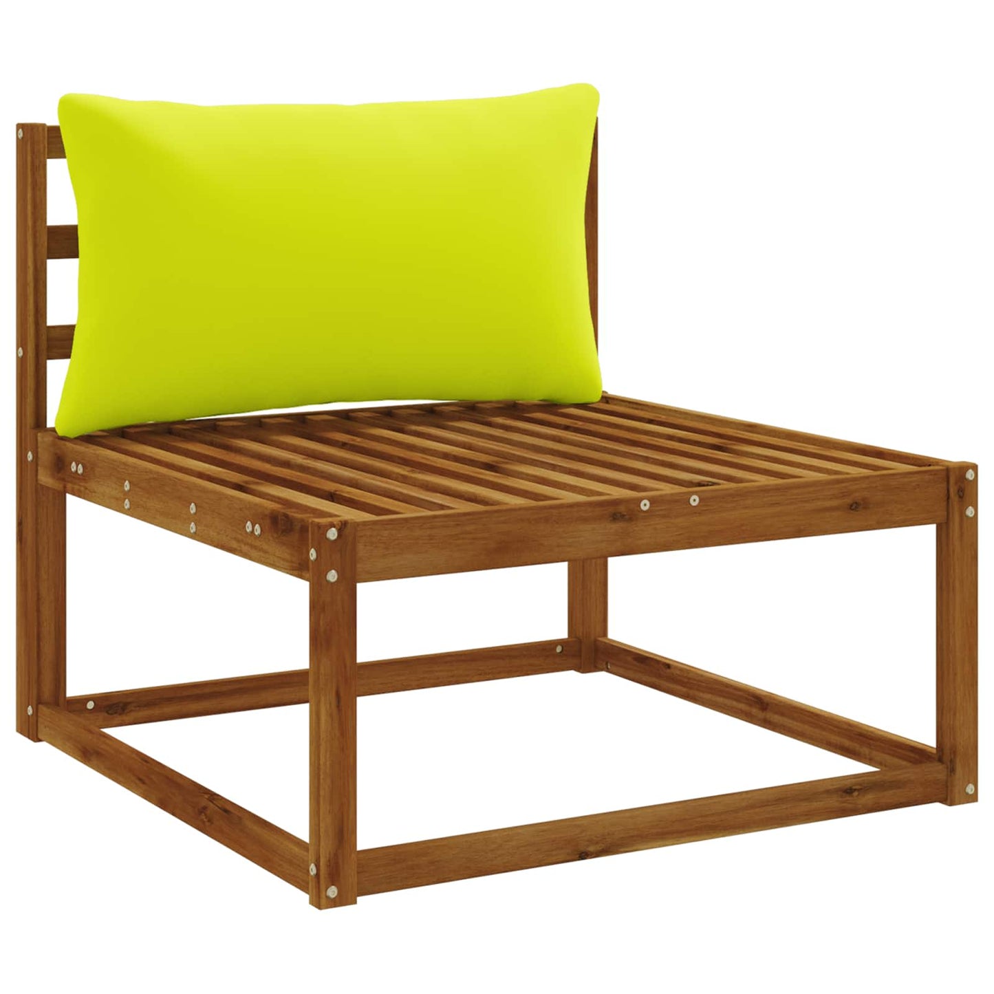 vidaXL 1-Piece Back Cushion PUTTEN 100% Polyester Bright Green