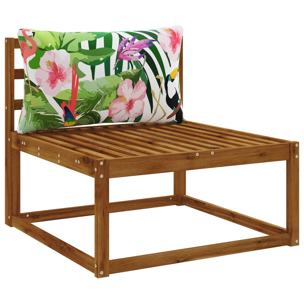 vidaXL 1-Piece Back Cushion PUTTEN 100% Polyester Multicolour