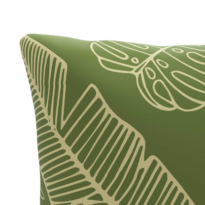 vidaXL 1-Piece Back Cushion PUTTEN 100% Polyester Leaf Design
