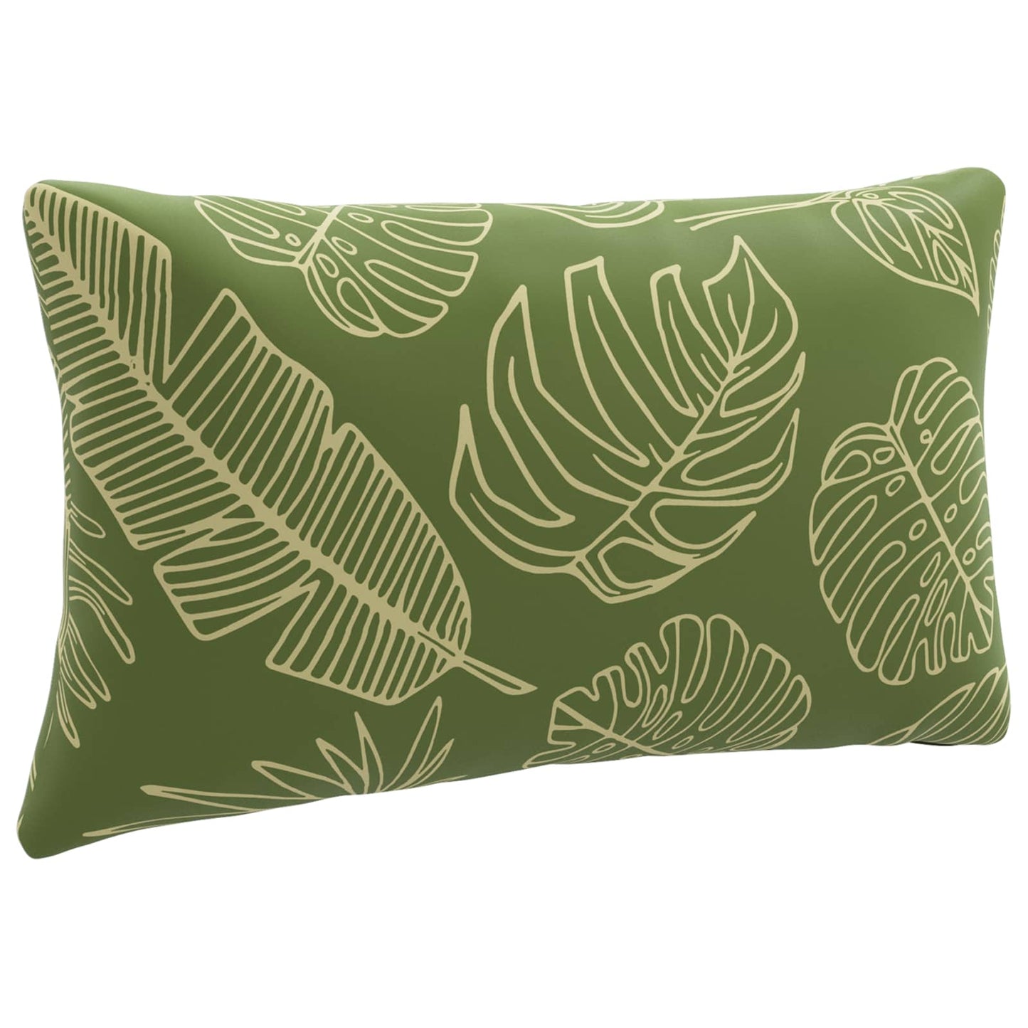 vidaXL 1-Piece Back Cushion PUTTEN 100% Polyester Leaf Design